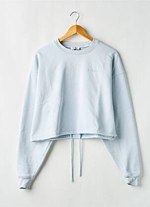 Sweat-shirt broderie manches longues bleu LEGER BY LENA GERCKE femme