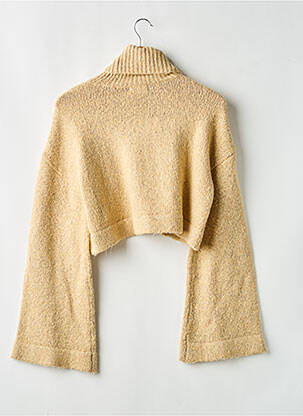 Pull tissage chiné manches longues beige LOVERS + FRIENDS femme