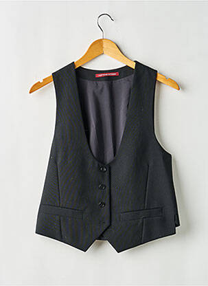 Gilet sans manche coupe cintrée noir COMPTOIR DES COTONNIERS femme