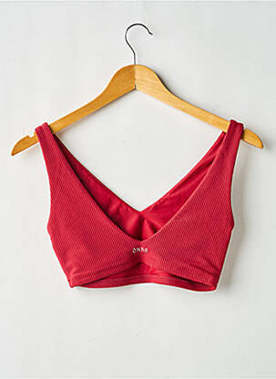 Soutien-gorge sans armature brassieres rouge ÔNNE femme