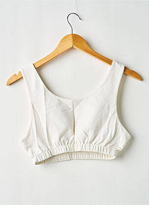Soutien-gorge sans armature brassieres blanc SANS MARQUE femme