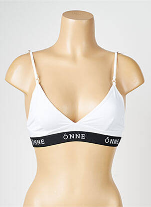 Soutien-gorge sans armature brassieres blanc ÔNNE femme