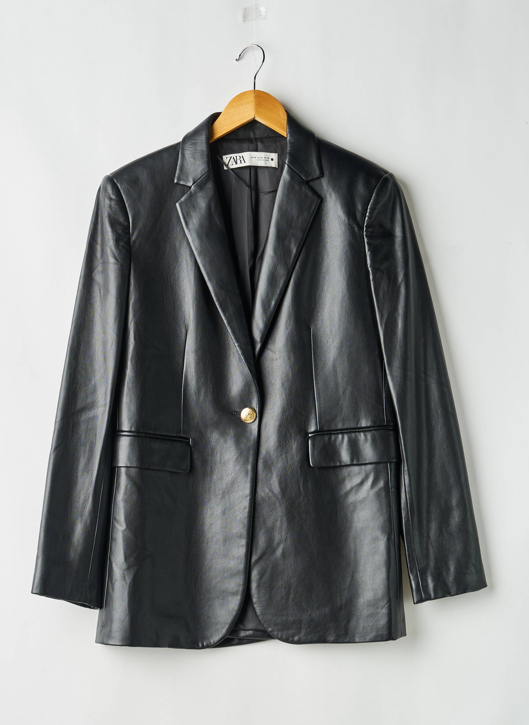 Blazer poches gris ZARA femme