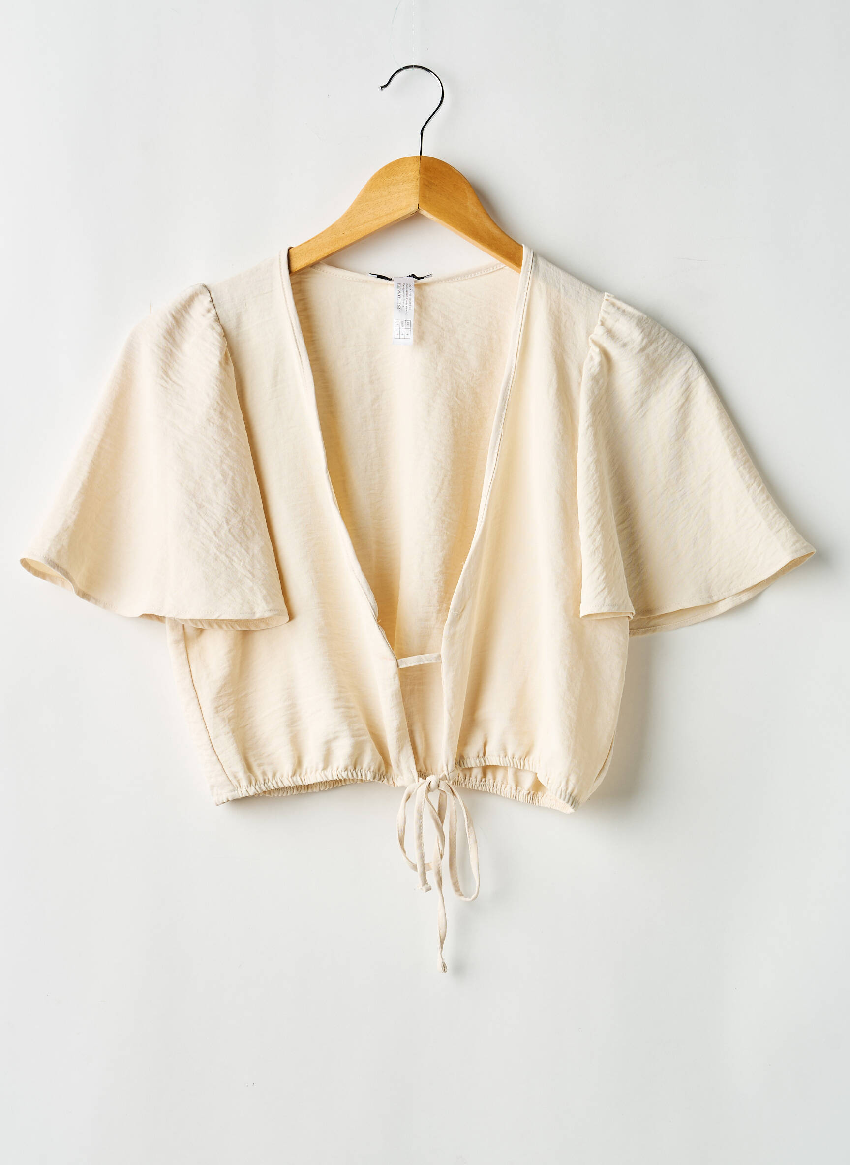 Boléro manches courtes beige CHICHI CASTELNANGO femme