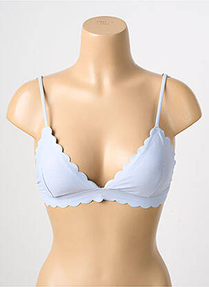 Haut de maillot de bain stretch haut triangles bleu H&M femme
