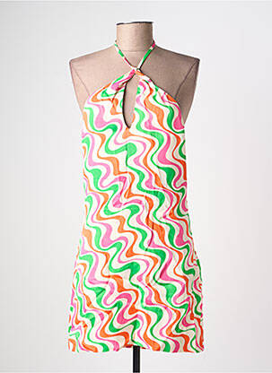 Robe courte sans manche sans manche vert ZARA femme