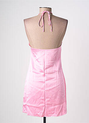 Robe courte sans manche sans manche rose ZARA femme