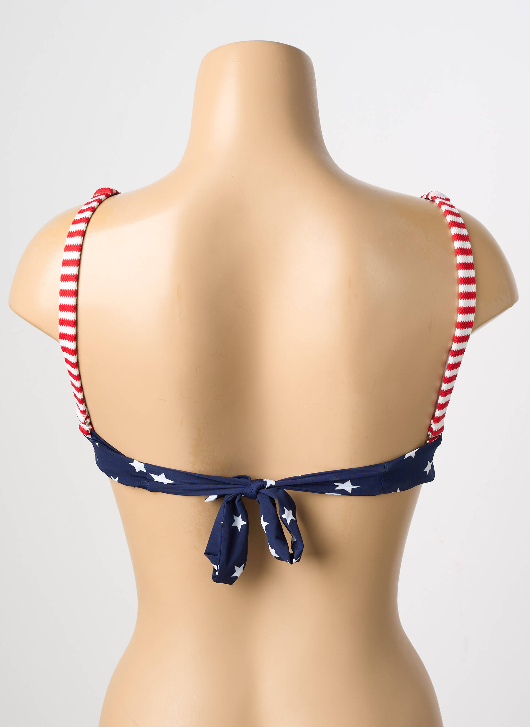 Haut de maillot de bain stretch haut soutien-gorge balconnet rouge TEZENIS femme