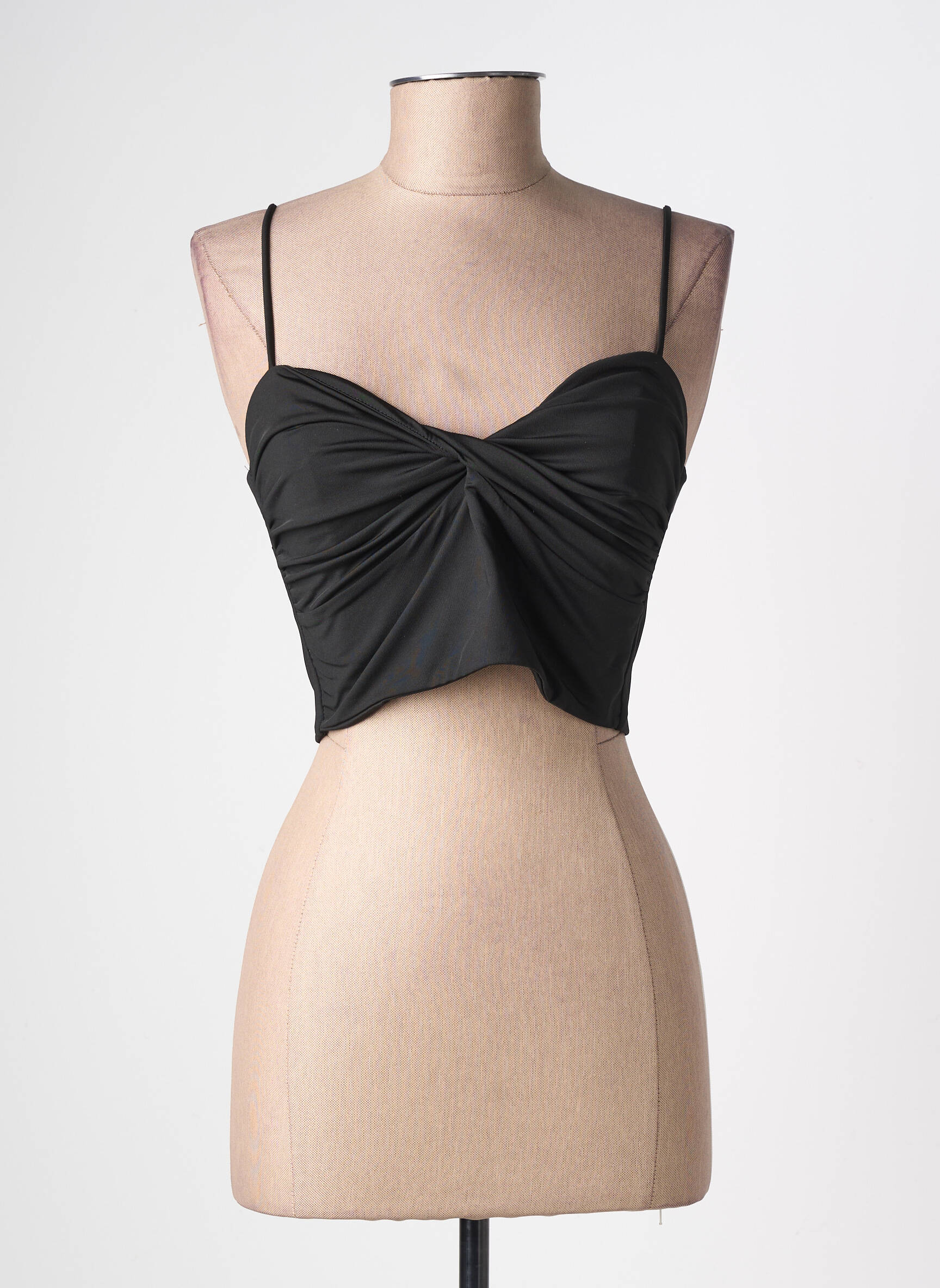 Top stretch fines bretelles noir LOVERS + FRIENDS femme