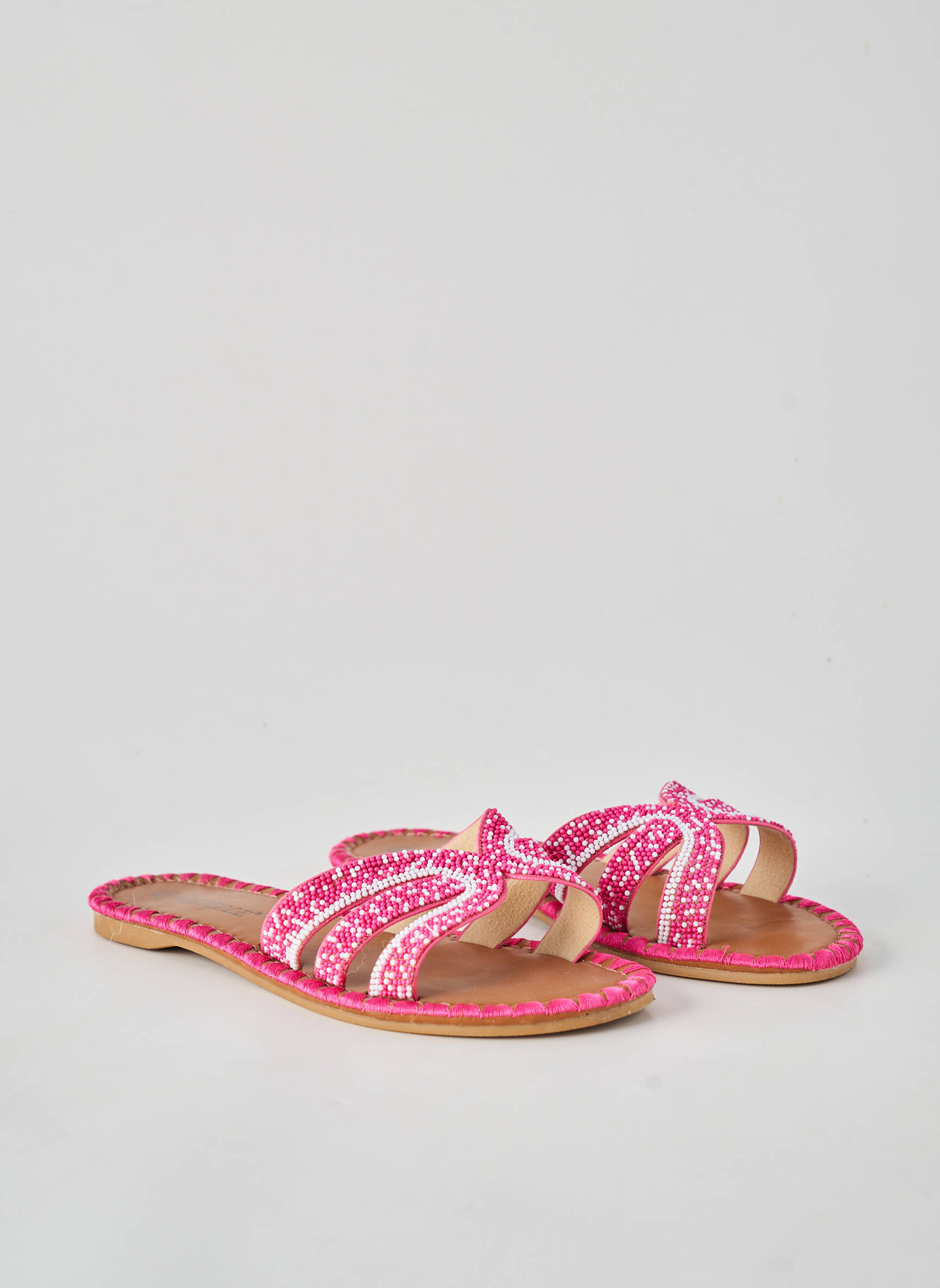 Sandales/nu pieds talon plat jusqu'à 3cm rose BESTELLE femme