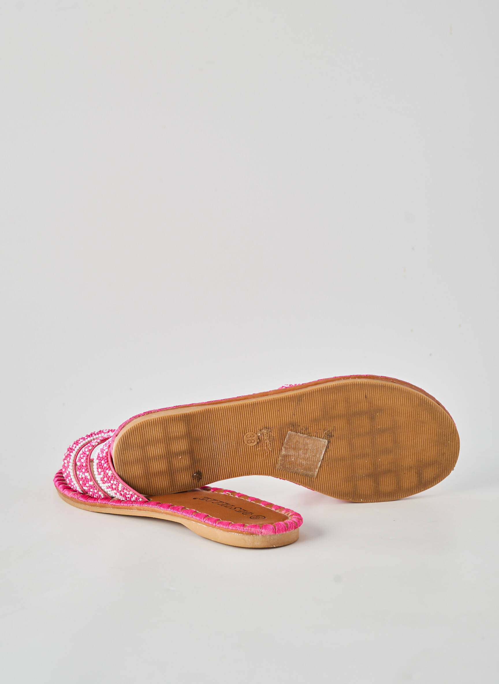Sandales/nu pieds talon plat jusqu'à 3cm rose BESTELLE femme