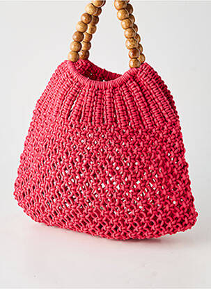 Sac type de porter main forme rectangulaire rose PETITE MENDIGOTE femme