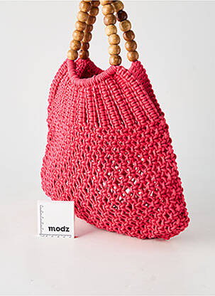 Sac type de porter main forme rectangulaire rose PETITE MENDIGOTE femme