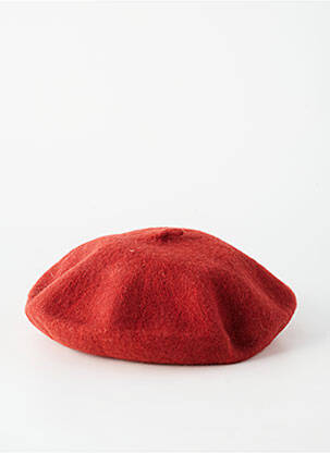 Chapeau forme béret marron SANS MARQUE femme