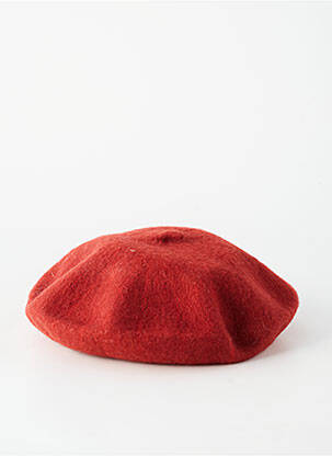 Chapeau forme béret marron SANS MARQUE femme