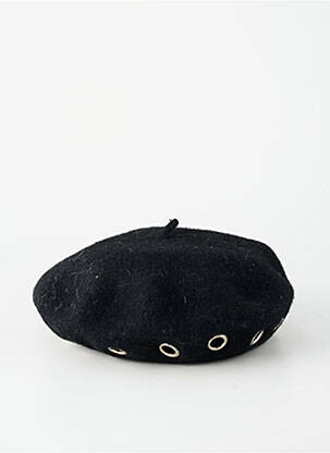 Chapeau forme béret noir GLAMOUROUS femme