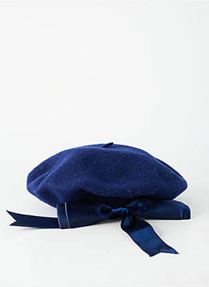 Chapeau forme béret bleu BROTHERS AND SISTERS femme