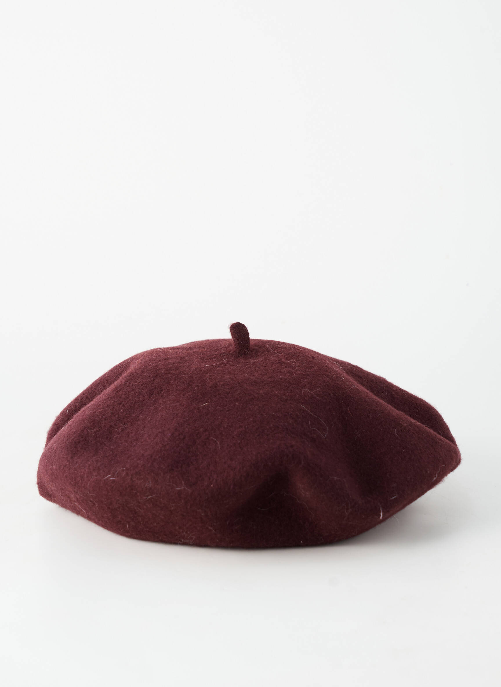 Chapeau forme béret marron SANS MARQUE femme