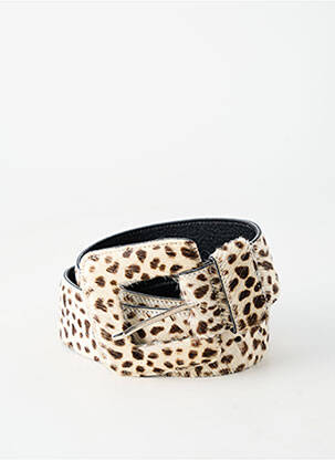 Ceinture coutures renforcées beige SANS MARQUE femme