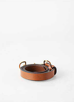 Ceinture tissage simili-cuir marron MASSIMO DUTTI femme