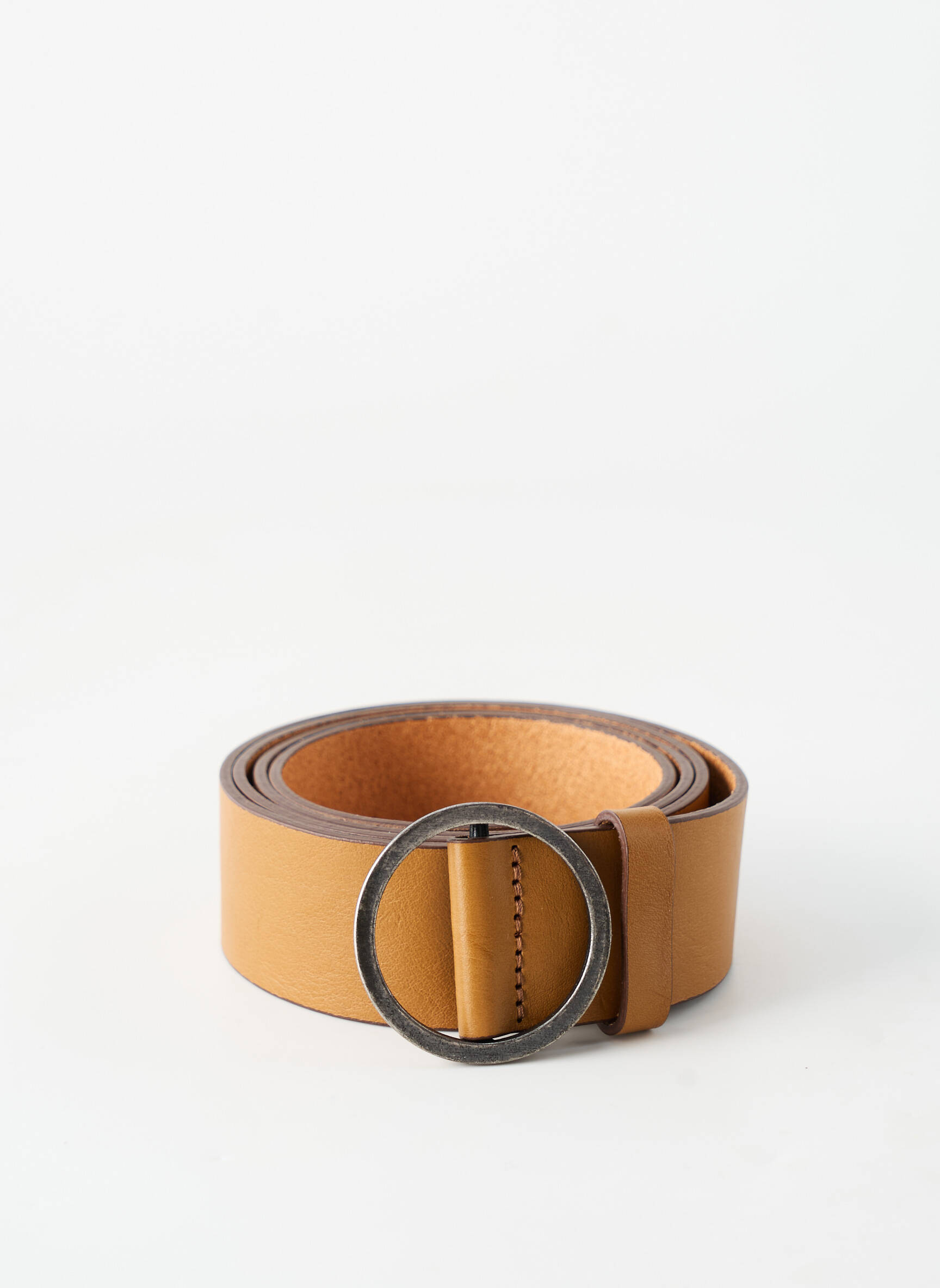 Ceinture coutures renforcées marron AMERICAN VINTAGE femme