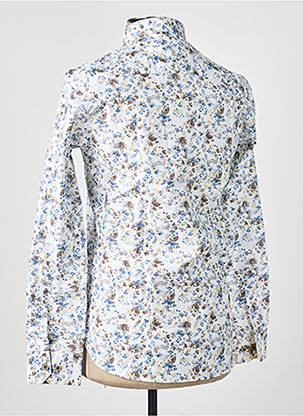 Chemise manches longues poignets boutonnés blanc ASHTON homme