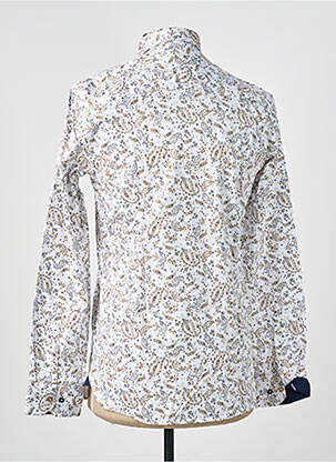Chemise manches longues poignets boutonnés beige ASHTON homme