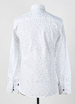 Chemise manches longues imprimé fantaisie blanc ASHTON homme