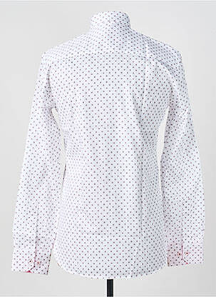 Chemise manches longues imprimé fantaisie blanc ASHTON homme