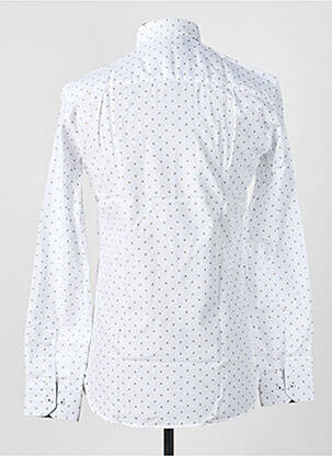 Chemise manches longues imprimé fantaisie blanc ASHTON homme