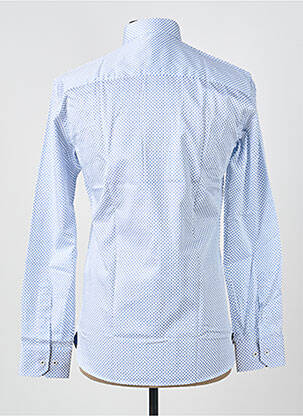 Chemise manches longues imprimé fantaisie bleu ASHTON homme