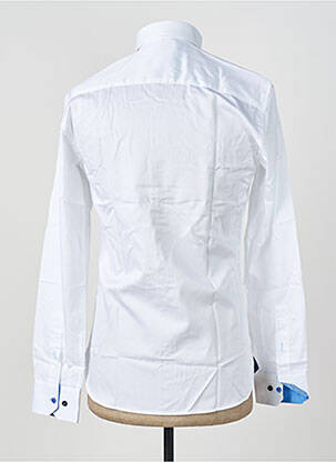 Chemise manches longues poignets boutonnés blanc ASHTON homme