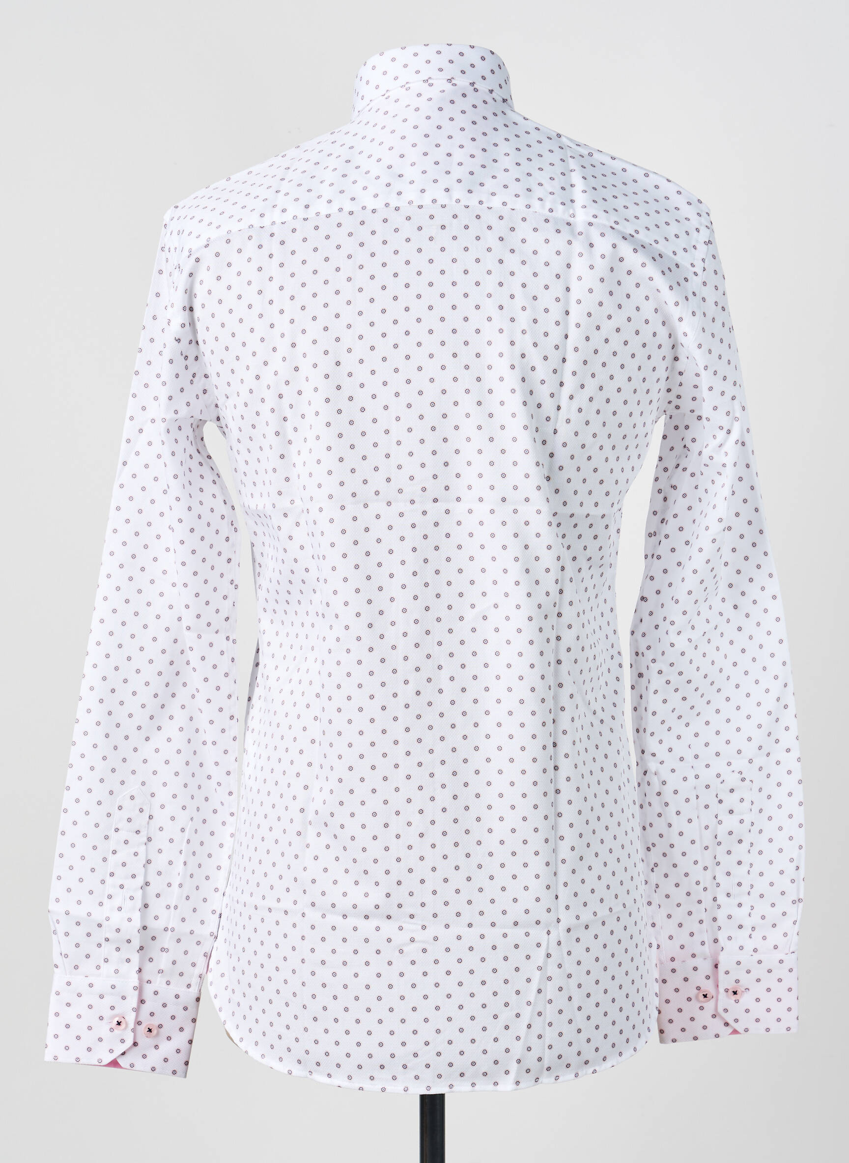 Chemise manches longues imprimé fantaisie blanc ASHTON homme