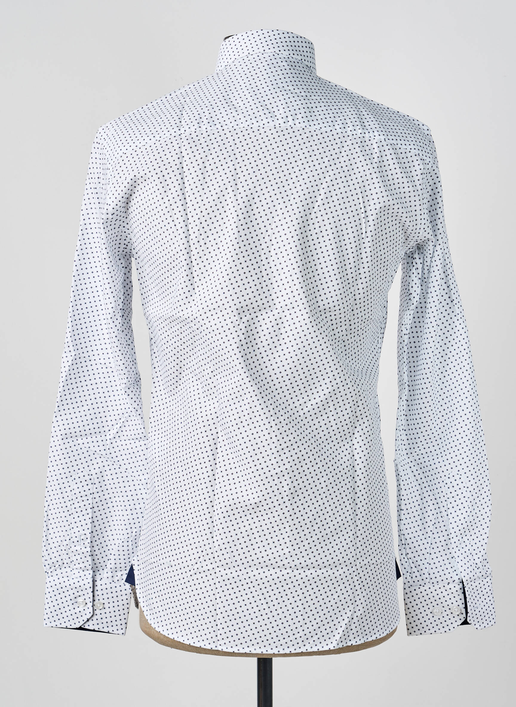 Chemise manches longues imprimé fantaisie blanc ASHTON homme
