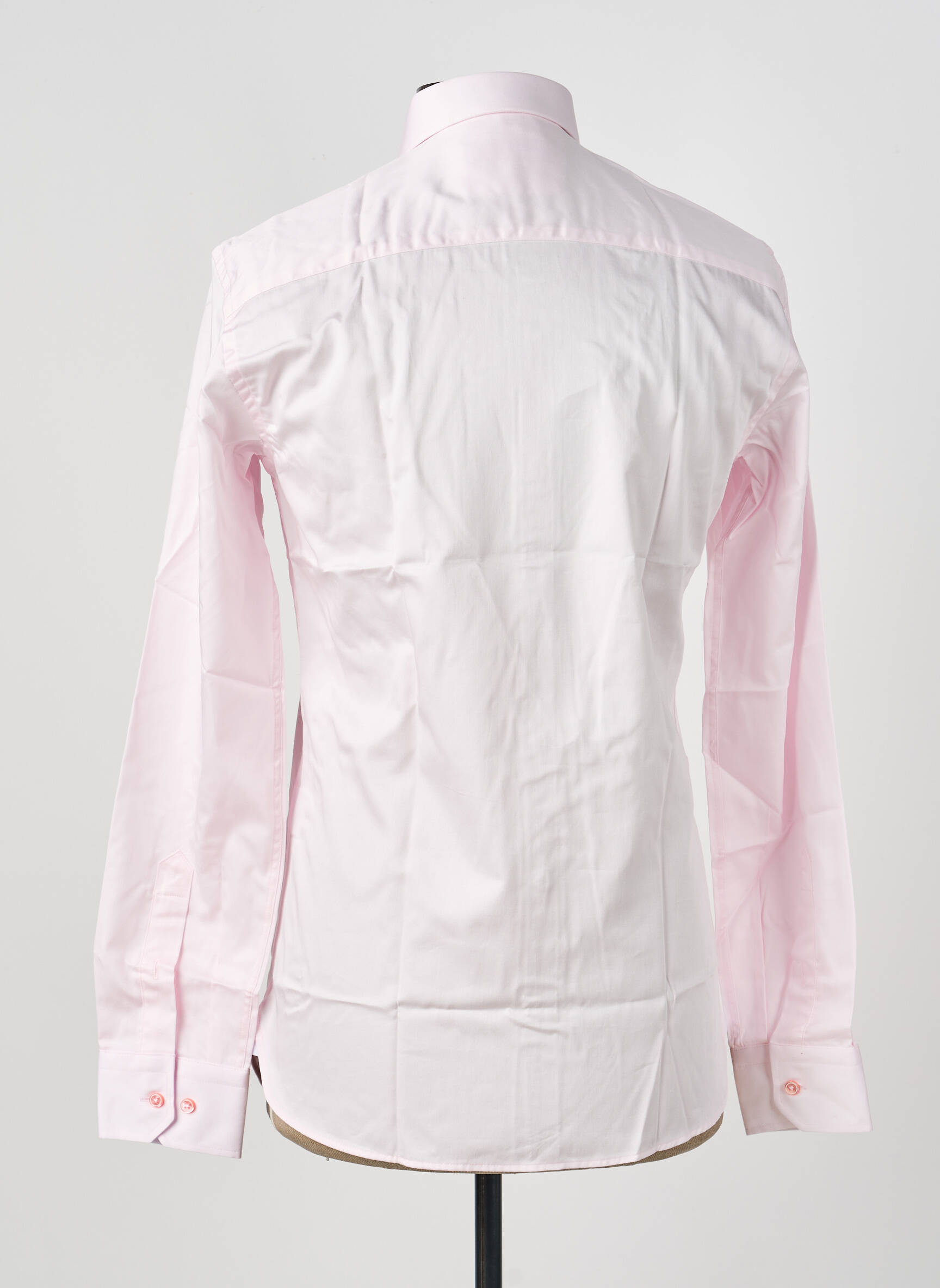 Chemise manches longues poignets boutonnés rose ASHTON homme
