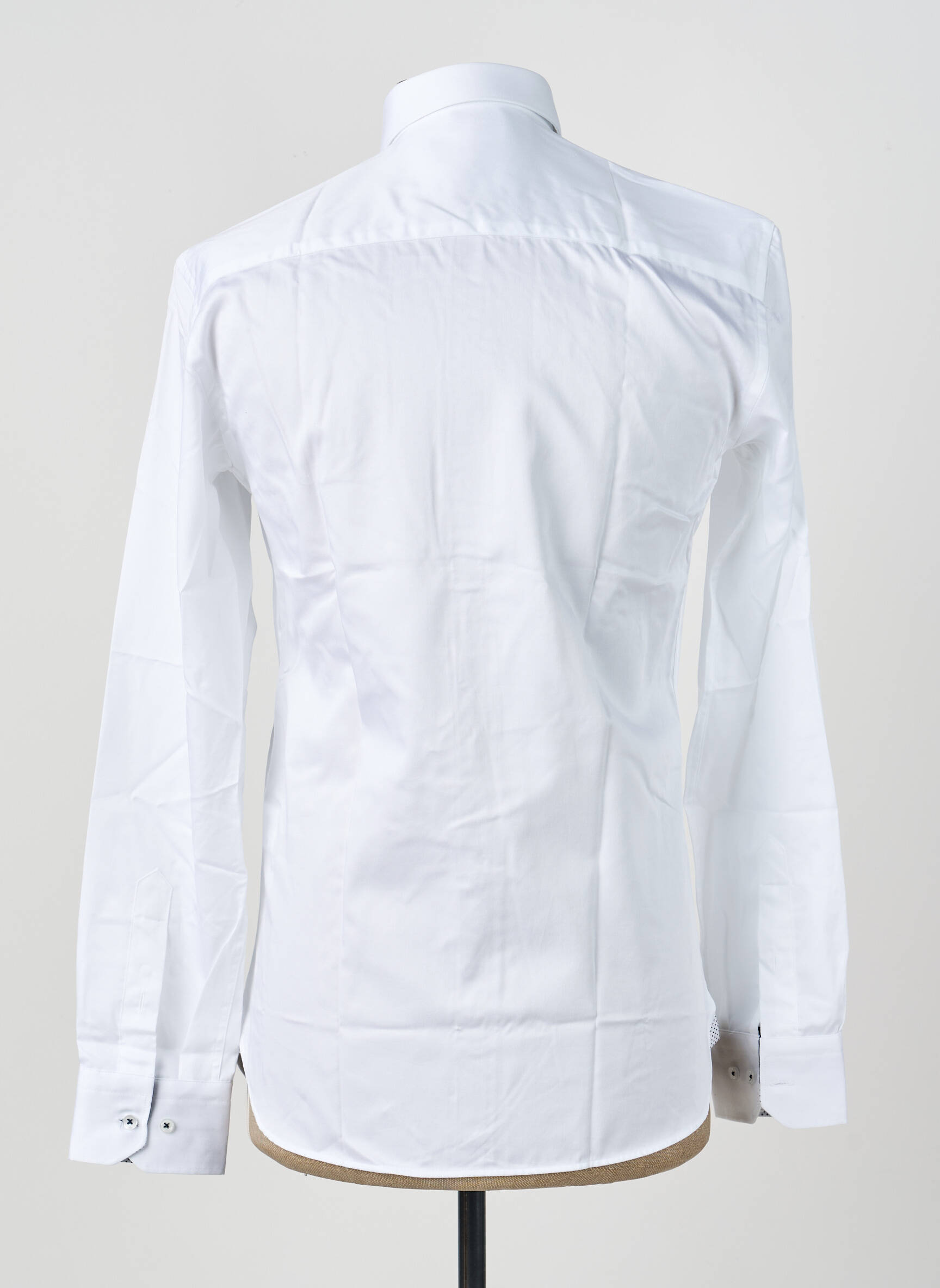 Chemise manches longues poignets boutonnés blanc ASHTON homme