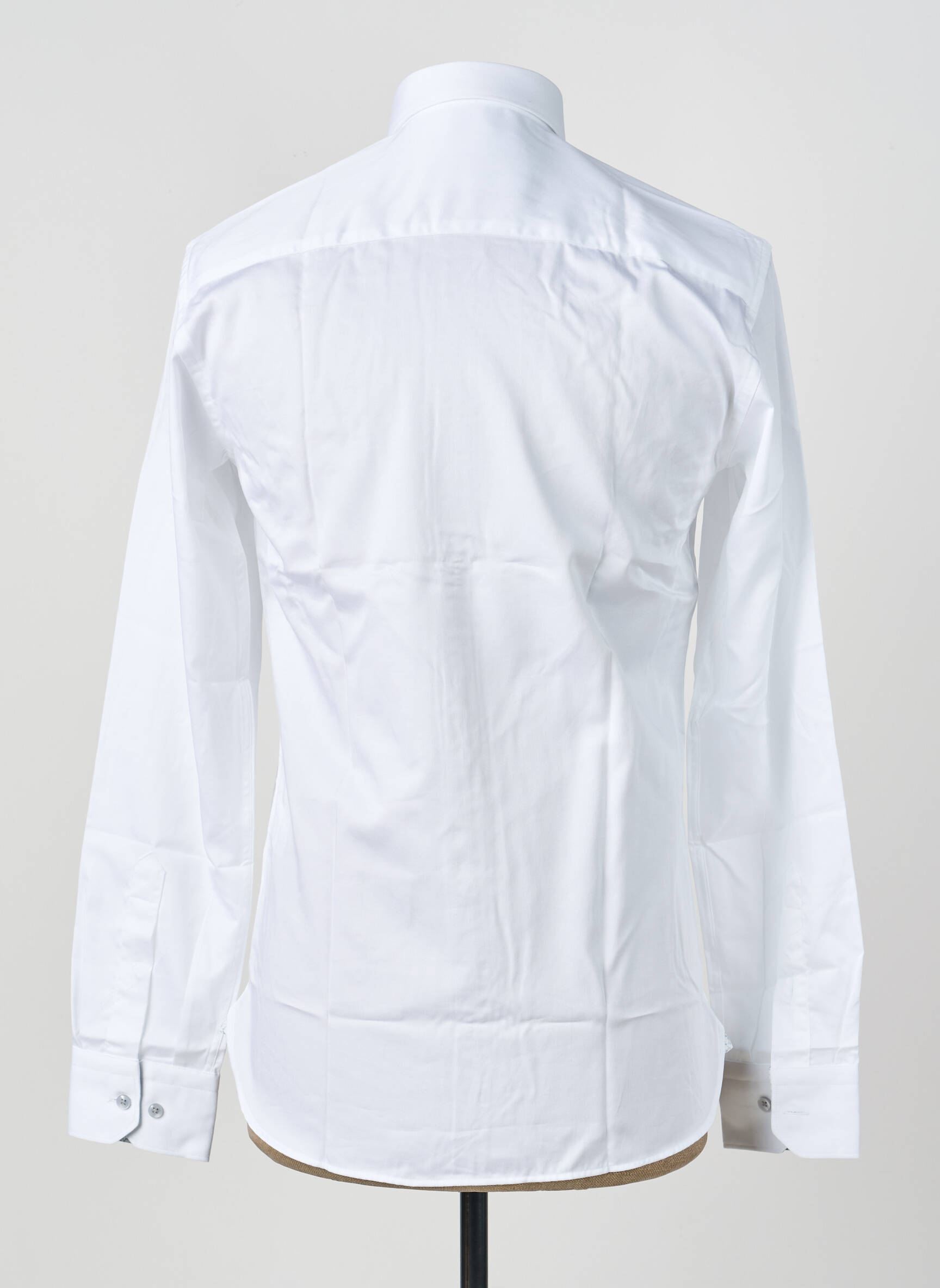 Chemise manches longues poignets boutonnés blanc ASHTON homme