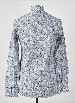 Chemise manches longues imprimé fantaisie blanc ASHTON homme