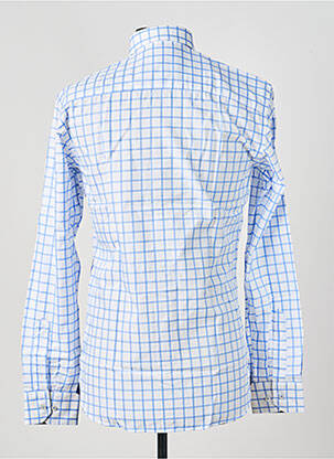 Chemise manches longues imprimé fantaisie bleu ASHTON homme