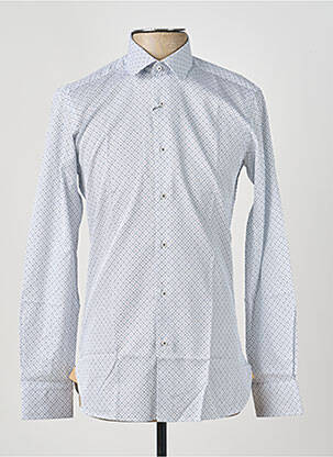 Chemise manches longues imprimé fantaisie beige ASHTON homme