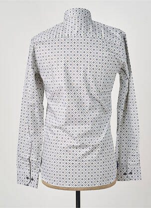 Chemise manches longues imprimé fantaisie bleu ASHTON homme