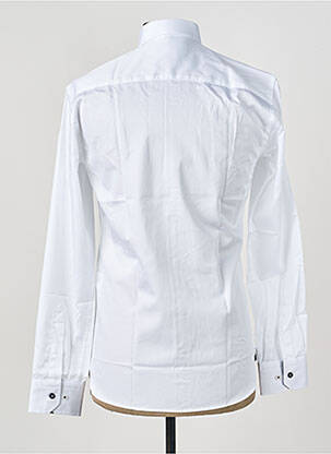 Chemise manches longues coupe cintrée blanc ASHTON homme