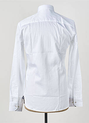 Chemise manches longues coupe cintrée blanc ASHTON homme