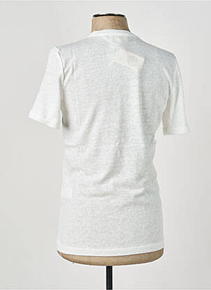 T-shirt coupe cintrée manches courtes blanc PALA1969 homme