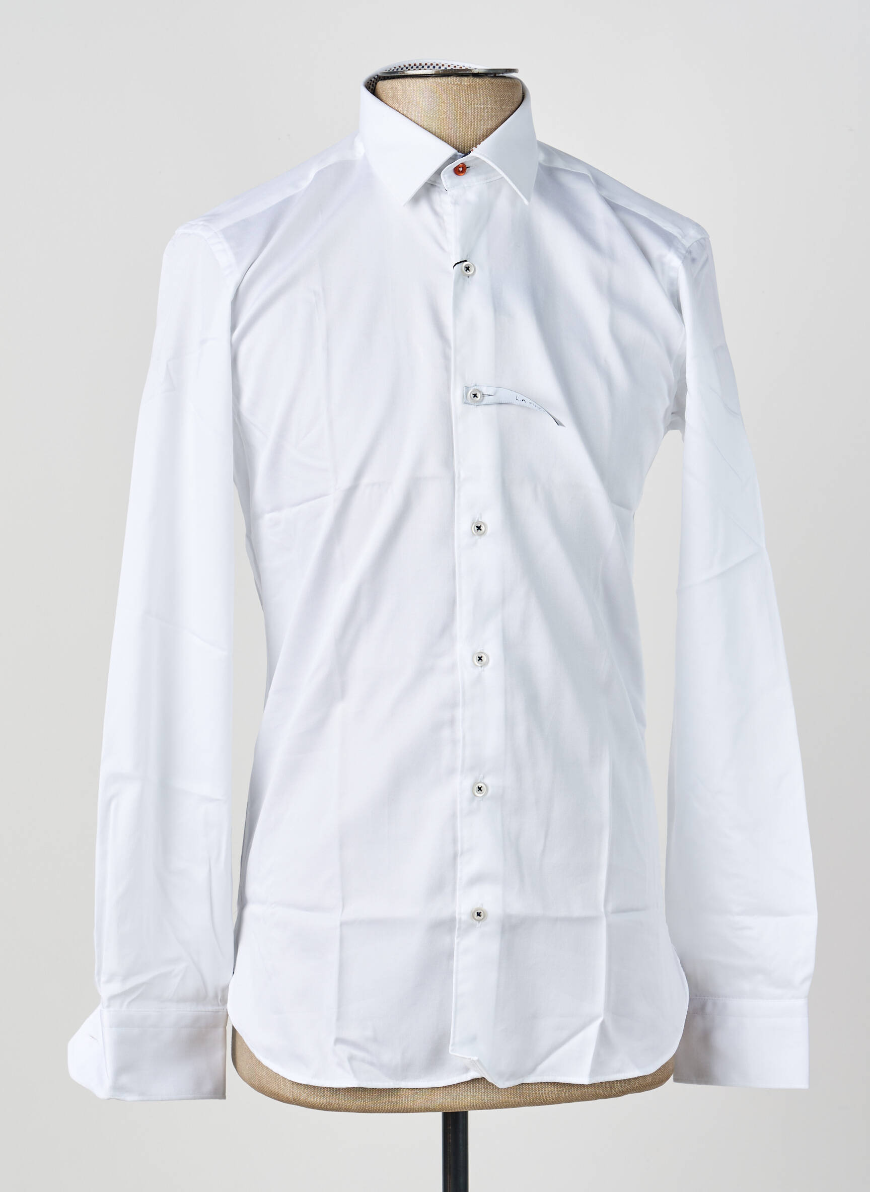 Chemise manches longues coupe cintrée blanc ASHTON homme