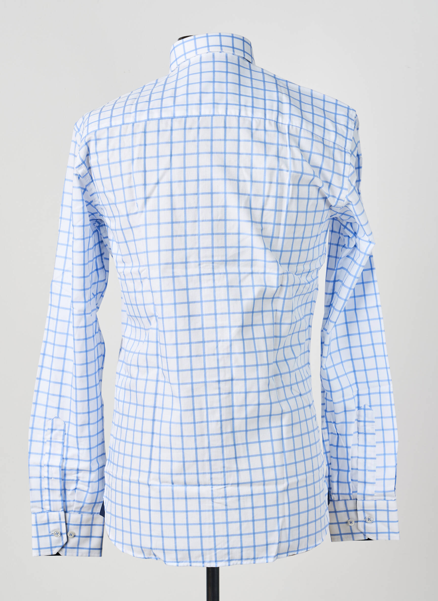 Chemise manches longues imprimé fantaisie bleu ASHTON homme