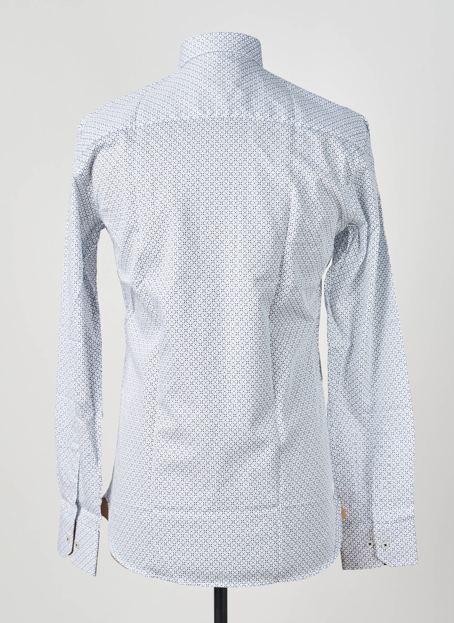 Chemise manches longues imprimé fantaisie beige ASHTON homme