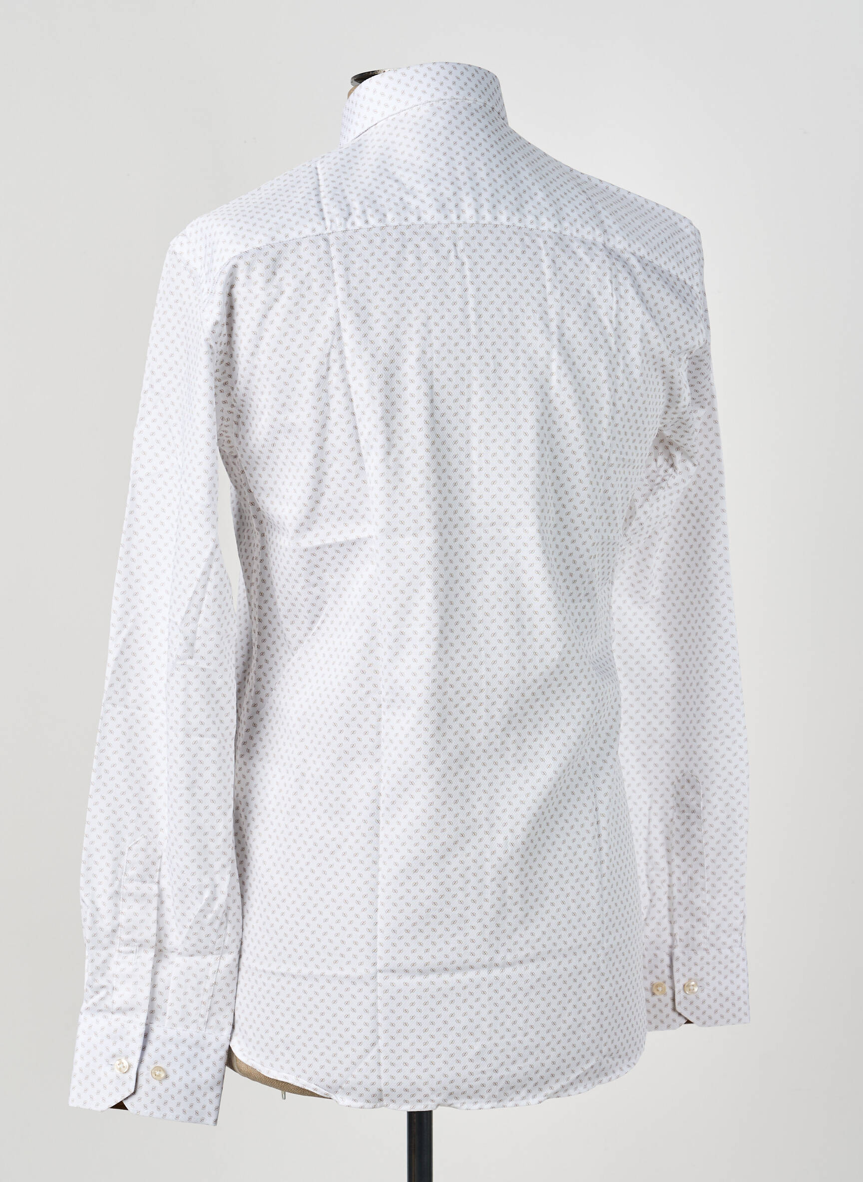 Chemise manches longues imprimé fantaisie blanc ASHTON homme