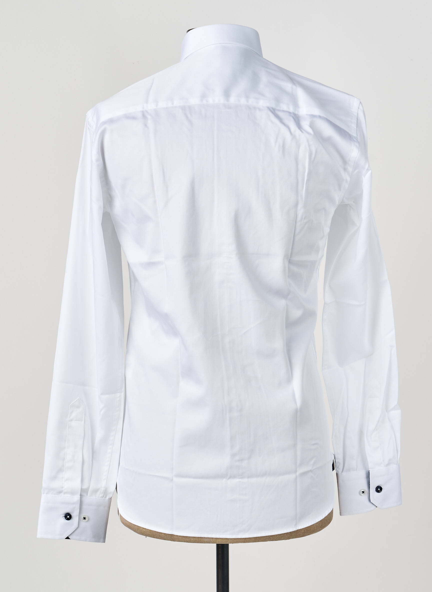 Chemise manches longues coupe cintrée blanc ASHTON homme