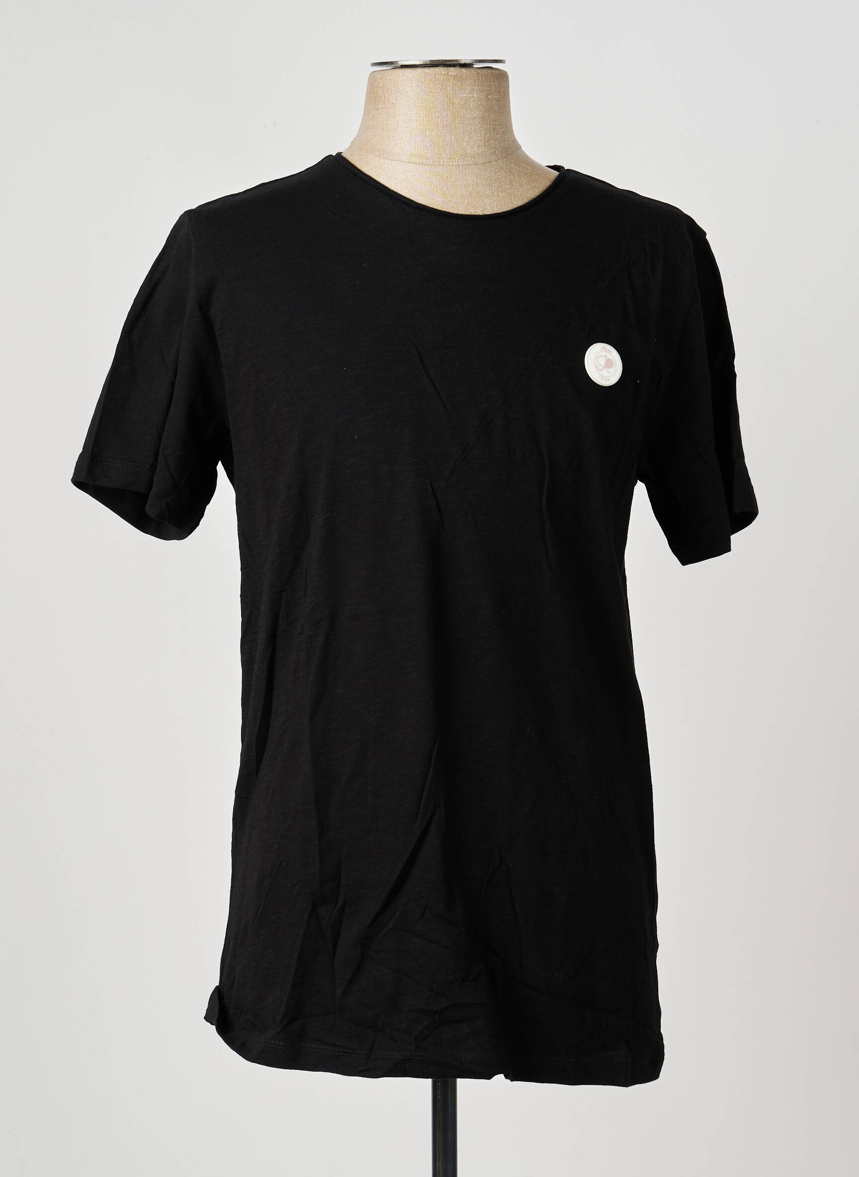 T-shirt coupe droite manches courtes noir PALA1969 homme